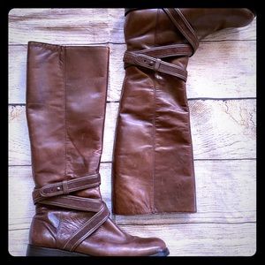 Cole Haan leather tall boots.